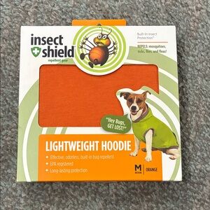 Orange Lightweight Dog Hoodie